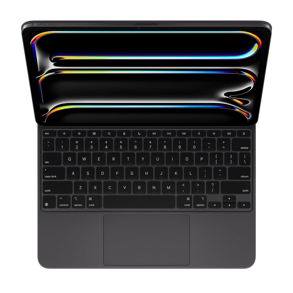 Apple iPad Magic Keyboard Case for iPad Pro 13-inch (M4), Great Typing Experience, Built-in Trackpad, Function Row, US English - White