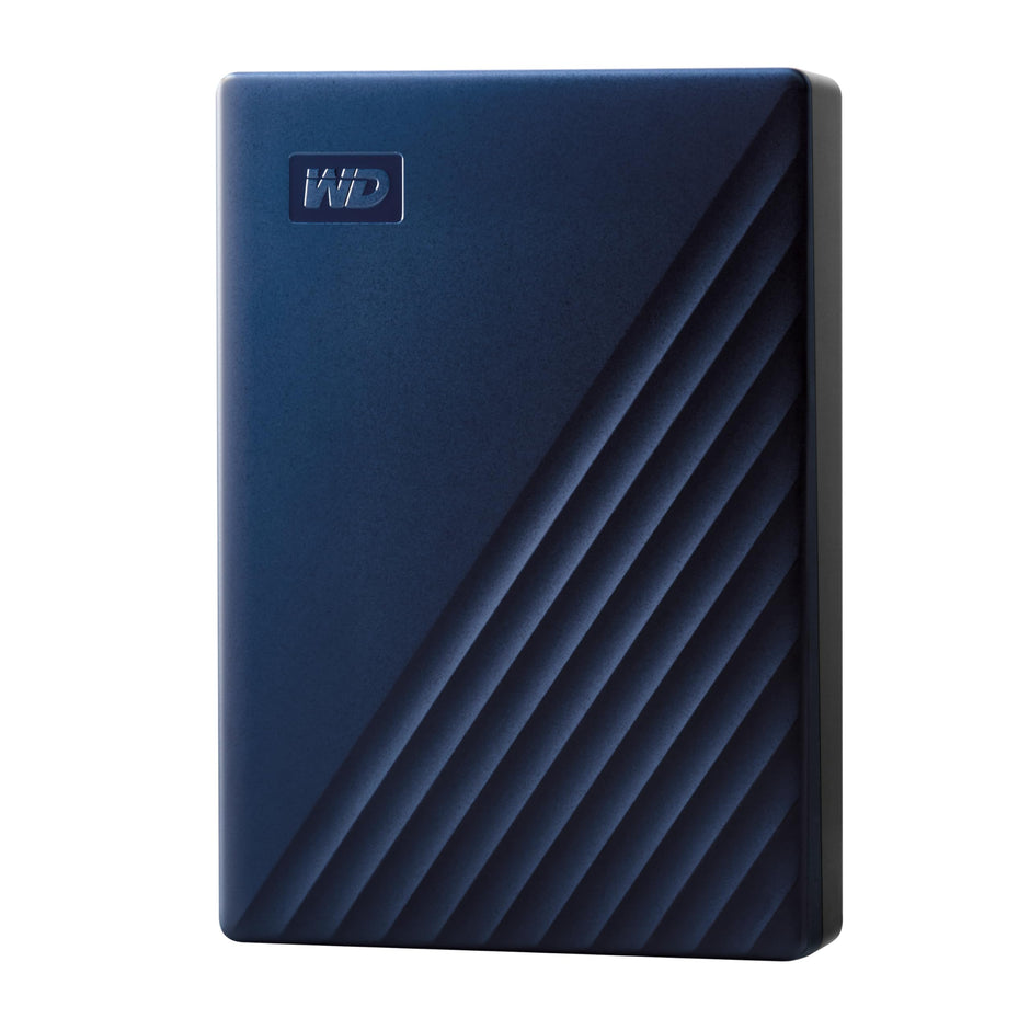 WD 6TB My Passport, Portable External Hard Drive, Blue, Backup Software with Defense Against ransomware, and Password Protection, USB 3.1/USB 3.0 Compatible - WDBR9S0060BBL-WESN