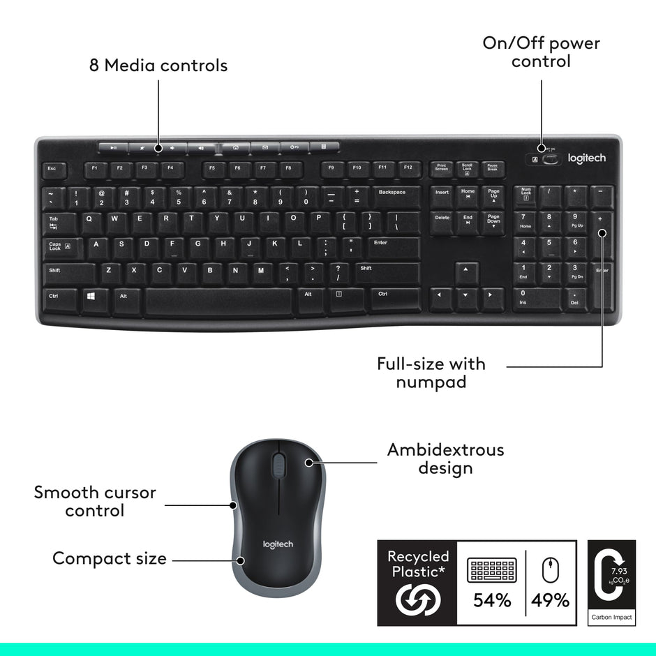 Logitech Wireless Combo MK270