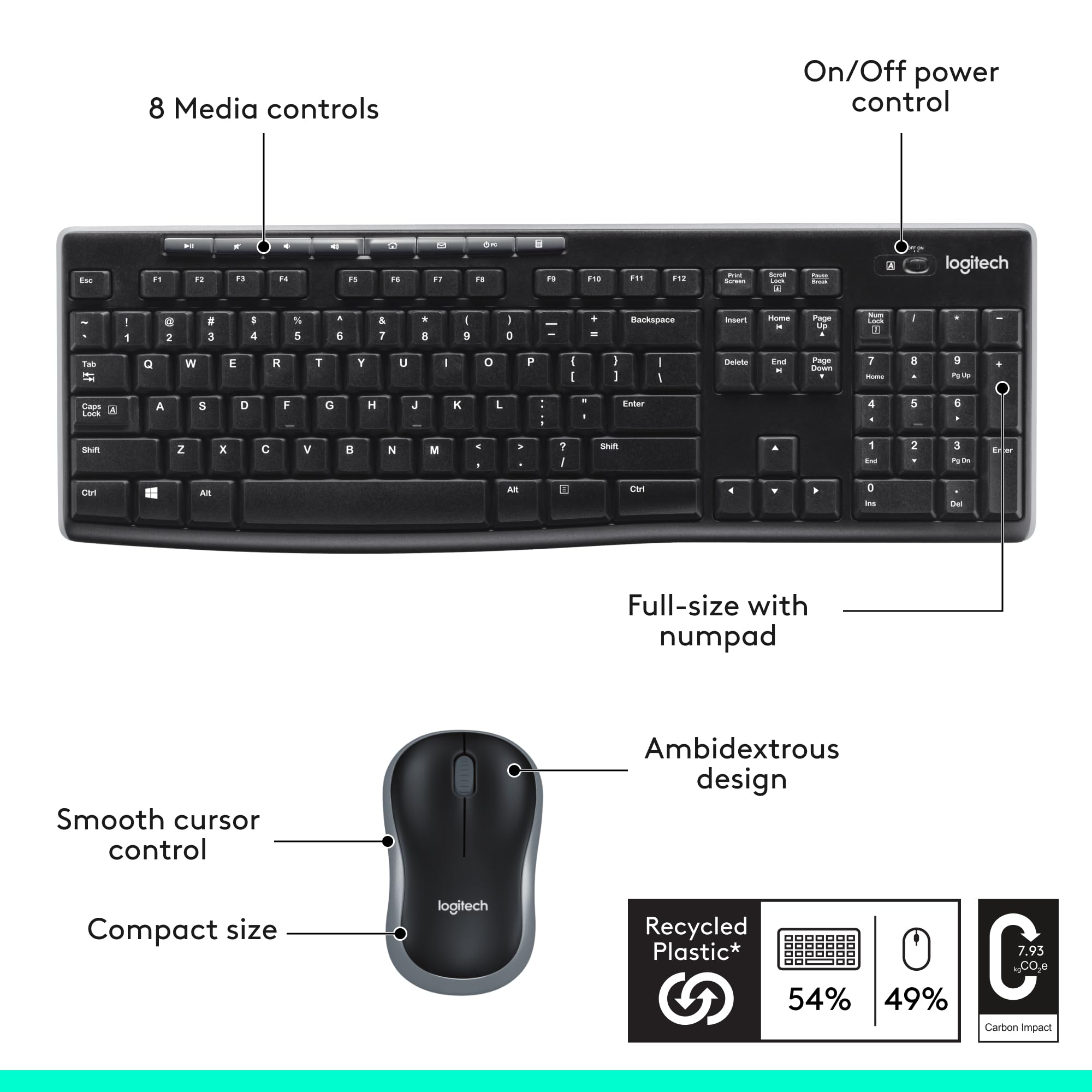 Logitech Wireless Combo MK270