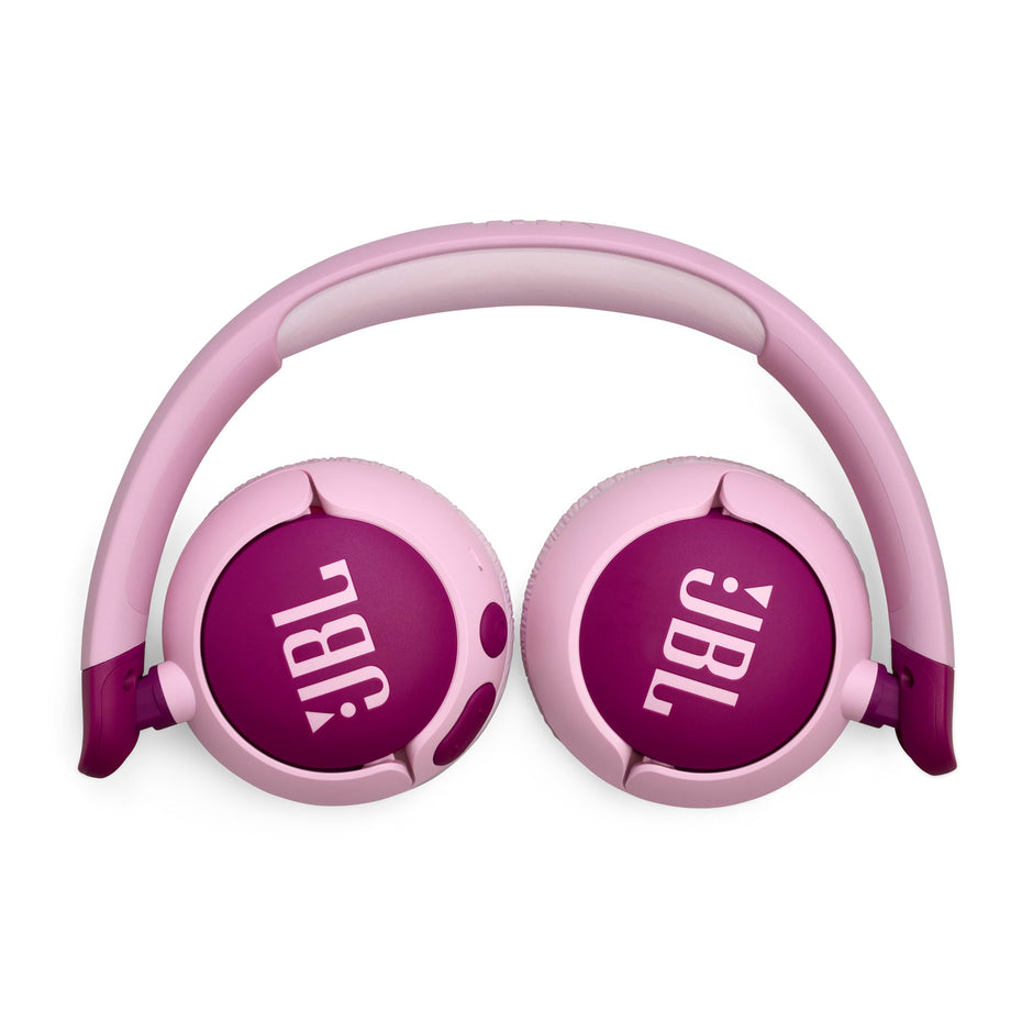 JBL Junior 320BT - Wireless on-Ear Kids Headphones Safe Sound (<85dB), Fit for Kids, Parental Control with Customizable Volume & Playtime and 50Hr Battery Life (Blue)