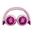 JBL Junior 320BT - Wireless on-Ear Kids Headphones Safe Sound (<85dB), Fit for Kids, Parental Control with Customizable Volume & Playtime and 50Hr Battery Life (Blue)