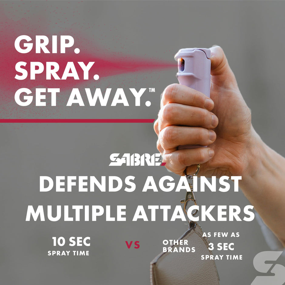 Agile Reliable Self Defence Kit -  Stun Gun - Pepper Spray - 120-lumen LED Flashlight Value Package