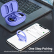 Wireless Earbuds, Bluetooth 5.4 Headphones, True Wireless Stereo Earphones with IPX7 Waterproof, Noise Cancelling Mic, Fast Charging and Comfort Fit Ear Buds for Sports/Workouts - Black