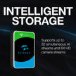 Seagate Skyhawk AI 8TB Video Internal Hard Drive HDD – 3.5 Inch SATA 6Gb/s 256MB Cache for DVR NVR Security Camera System with in-house Rescue Services (ST8000VEZ01)