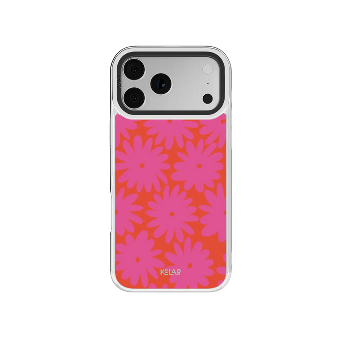 Sunflare Daisy | Pink Daisy Floral iPhone Case