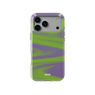Purple Haze | Y2K Neon Green Abstract Wave iPhone Case