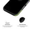 Purple Haze | Y2K Neon Green Abstract Wave iPhone Case