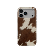 Rodeo Drive | Brown & White Cow Print iPhone Case
