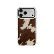 Rodeo Drive | Brown & White Cow Print iPhone Case