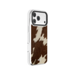 Rodeo Drive | Brown & White Cow Print iPhone Case