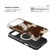 Rodeo Drive | Brown & White Cow Print iPhone Case