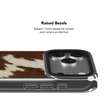 Rodeo Drive | Brown & White Cow Print iPhone Case