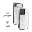 White Venom | Snake Skin Print iPhone Case