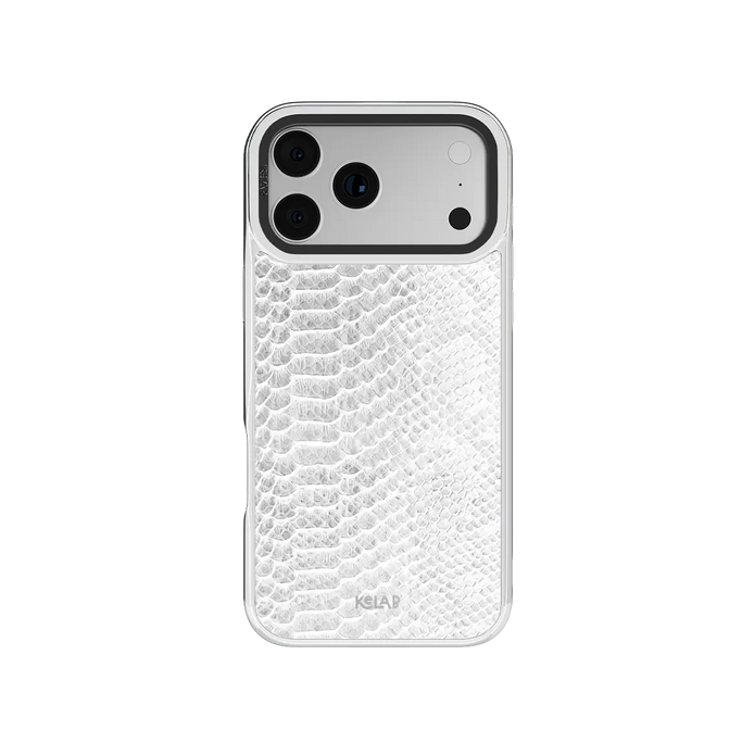 White Venom | Snake Skin Print iPhone Case