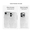 White Venom | Snake Skin Print iPhone Case