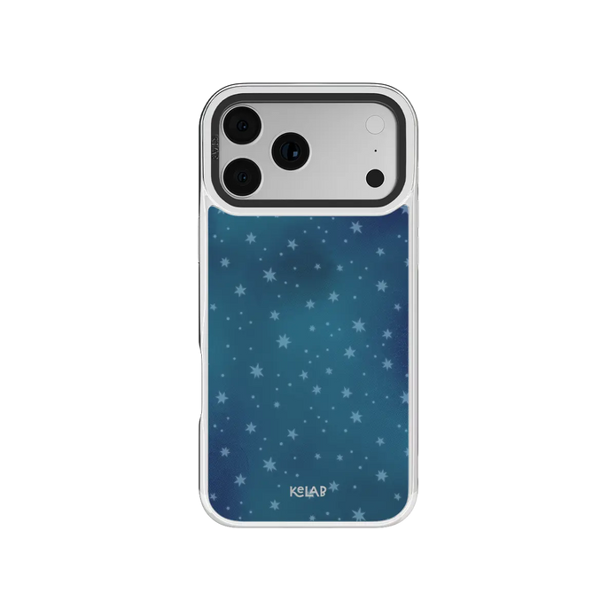 Moon Mist | Starry Midnight Blue iPhone Case