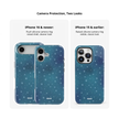 Moon Mist | Starry Midnight Blue iPhone Case