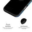 Moon Mist | Starry Midnight Blue iPhone Case