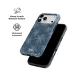 Denim Tree | Blue Patterned iPhone Case