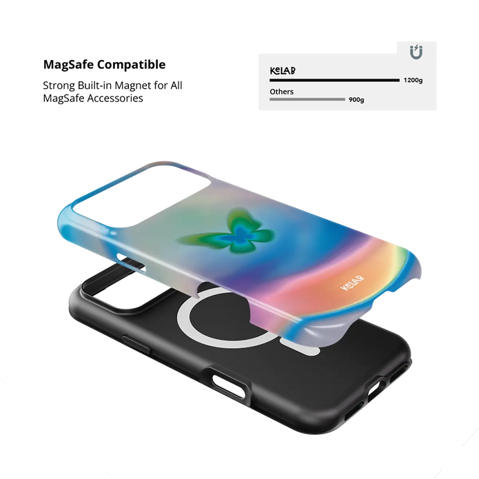 Celestial Wings | Gradient Butterfly iPhone Case