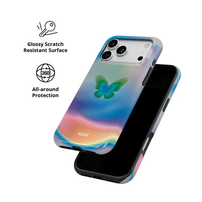 Celestial Wings | Gradient Butterfly iPhone Case