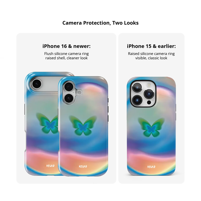 Celestial Wings | Gradient Butterfly iPhone Case
