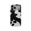 Cow Bell | Black & White Cow Print iPhone Case