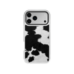 Cow Bell | Black & White Cow Print iPhone Case