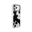 Cow Bell | Black & White Cow Print iPhone Case