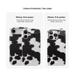 Cow Bell | Black & White Cow Print iPhone Case