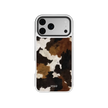 Cattle Drive | Brown & Black Cow Print iPhone Case