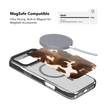 Milk & Mahogany | Brown & Cream Cow Print iPhone Case