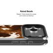 Milk & Mahogany | Brown & Cream Cow Print iPhone Case