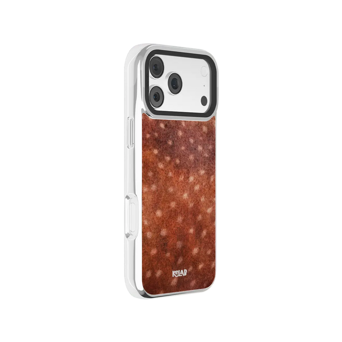 Midnight Fawn | Burnt Orange Deer Print iPhone Case