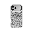 Platinum Predator | Black & White Cheetah Print iPhone Case