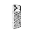 Platinum Predator | Black & White Cheetah Print iPhone Case