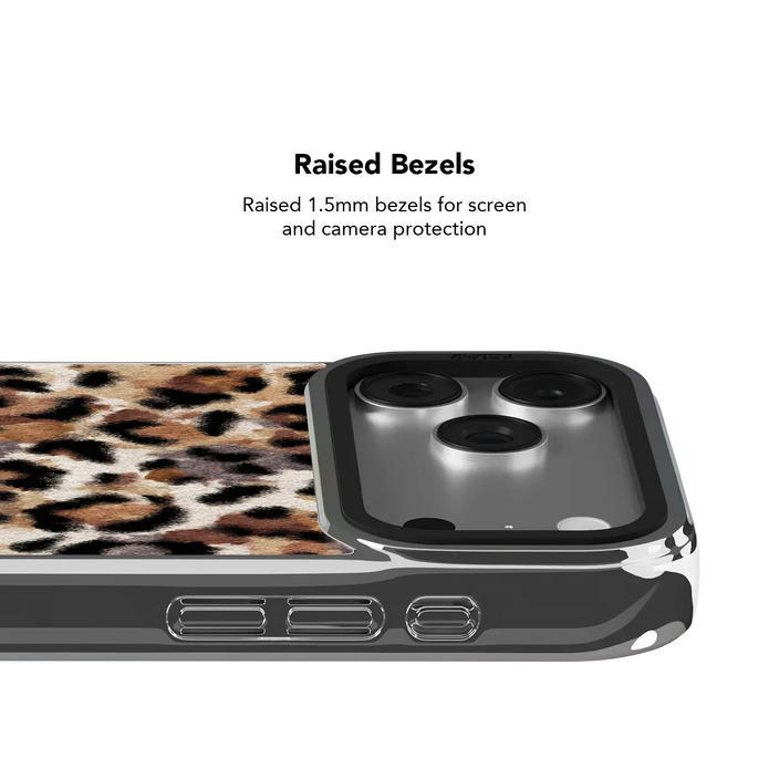 Sahara Plush | Tan Cheetah Print iPhone Case