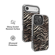 Shadow Striker | Zebra Stripe iPhone Case