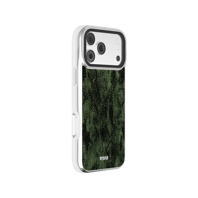 Emerald Python | Olive Green Snake Print iPhone Case