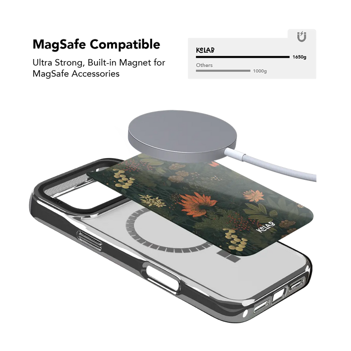 Elderberry Enchantment | Dark Academia Floral iPhone Case