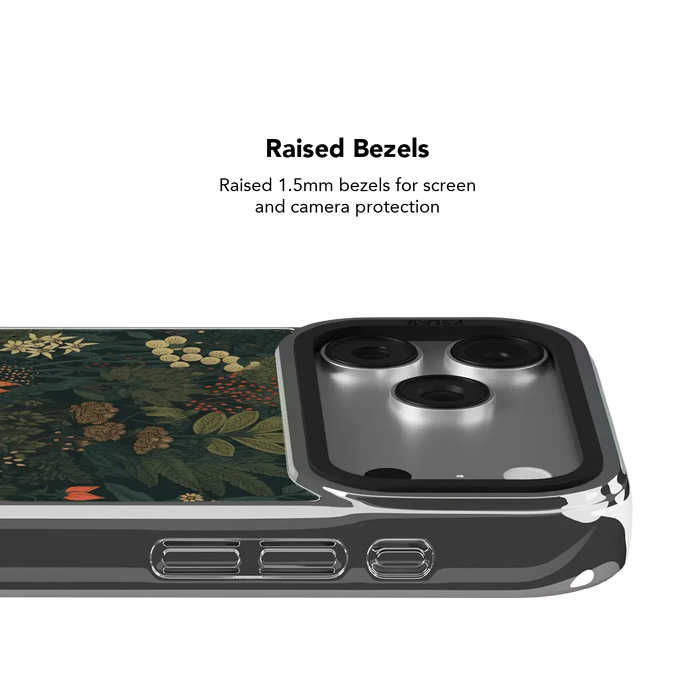 Elderberry Enchantment | Dark Academia Floral iPhone Case