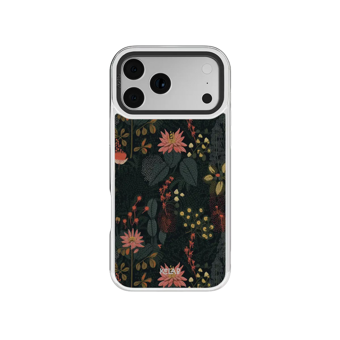 Starlit Botanica | Dark Academia Floral iPhone Case