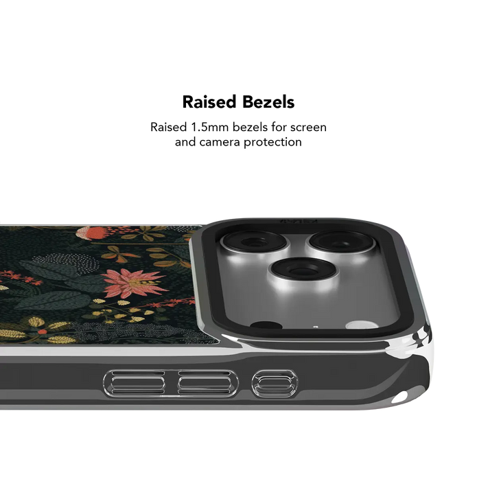 Starlit Botanica | Dark Academia Floral iPhone Case