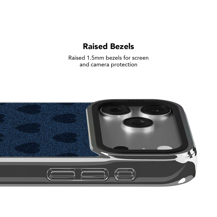 Indigo Crush | Denim Heart Y2K iPhone Case