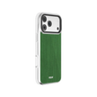 Emerald Drip | Green Stripe Pattern iPhone Case