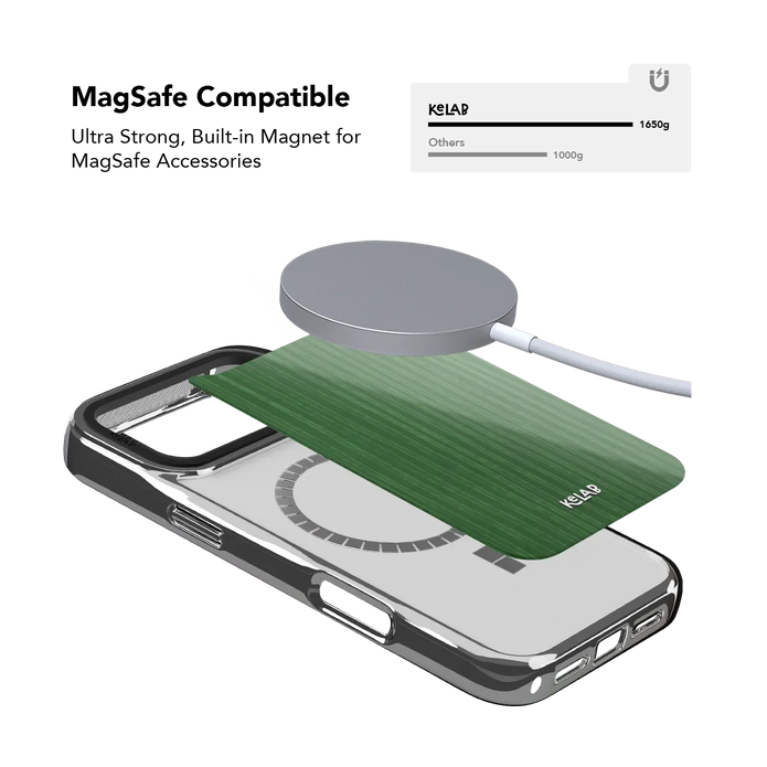 Emerald Drip | Green Stripe Pattern iPhone Case
