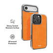 Tangerina | Electric Orange Textured iPhone Case