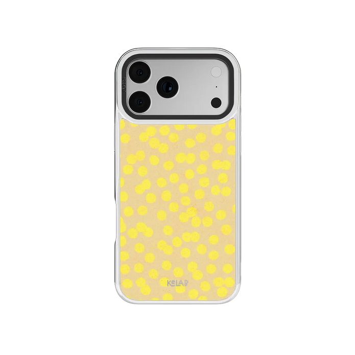Lemon Drop | Yellow Polka Dot iPhone Case