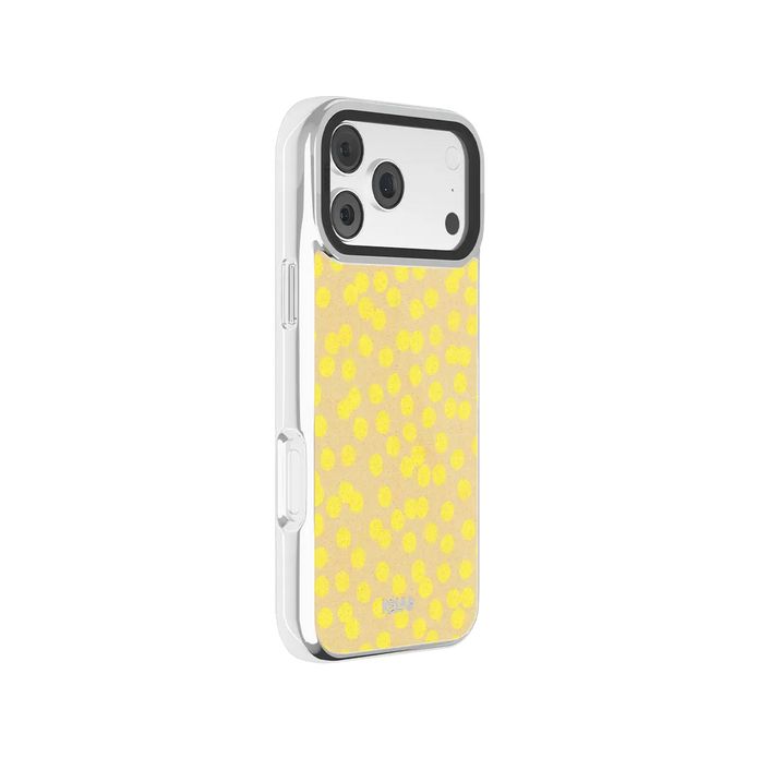 Lemon Drop | Yellow Polka Dot iPhone Case